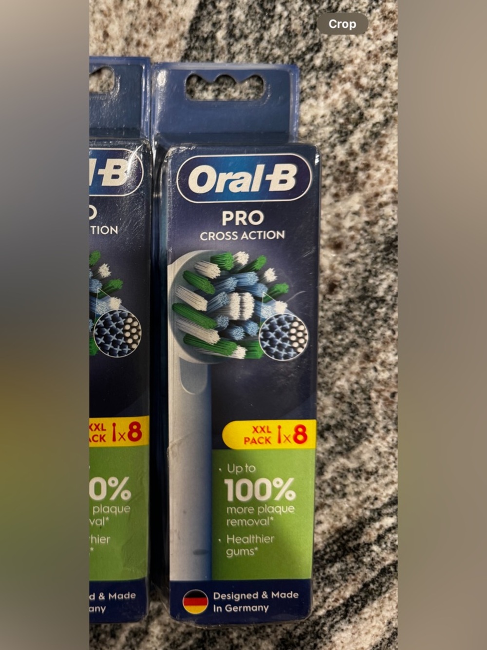 Oral-B Pro CrossAction Replacement Brush Heads XXL Pack 8 Count NEW Sealed